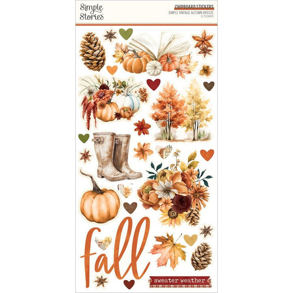 Autumn Breeze Chipboard Stickers