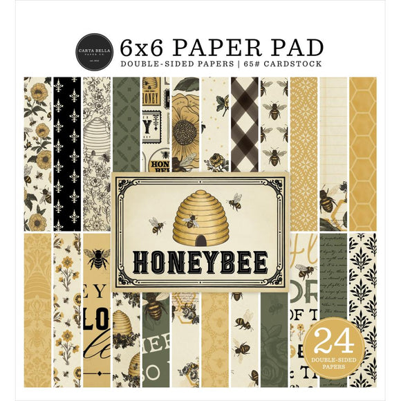 Honey Bee 6x6 Paper Pad