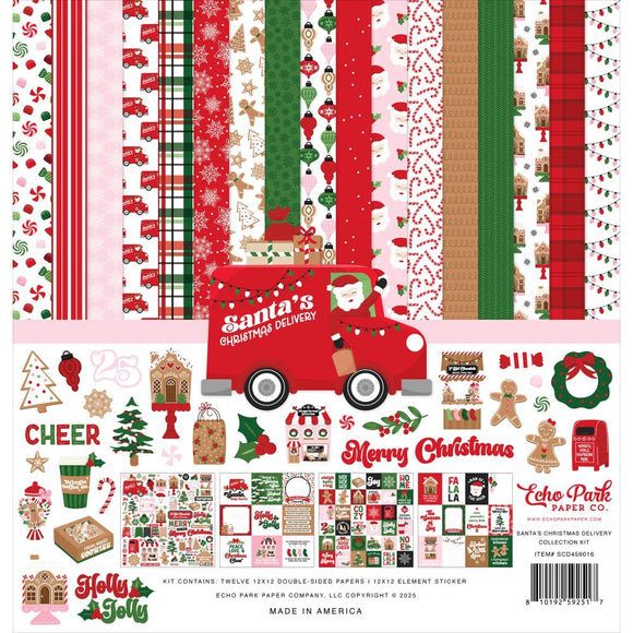 SCD459016 Santa's Christmas Delivery 12x12 Paper Collection