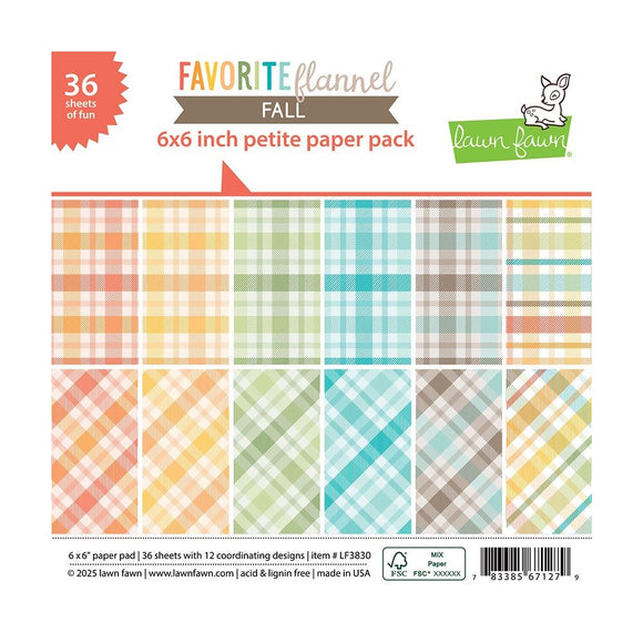 LF3830 Favorite Flannel Fall 6x6