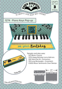 1274 Piano Keys Pop Up