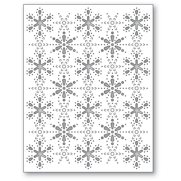 2574 Scandinavian Snowflake Plate