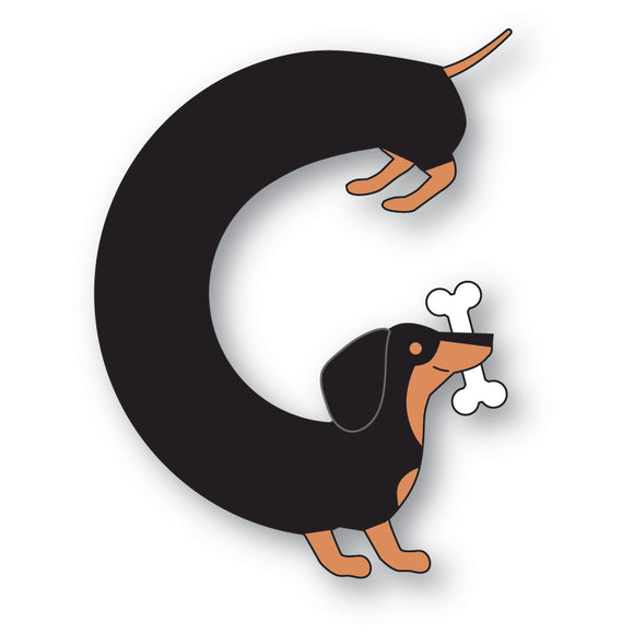 2710 Curved Dachshund