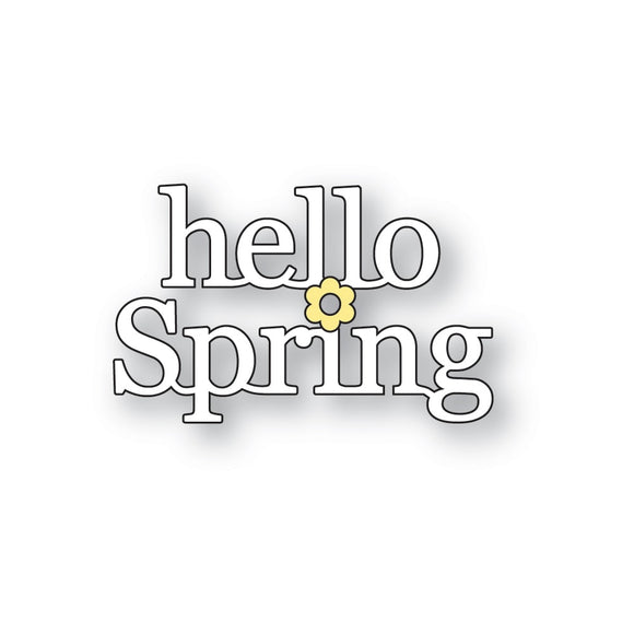 2730 Hello Spring craft die
