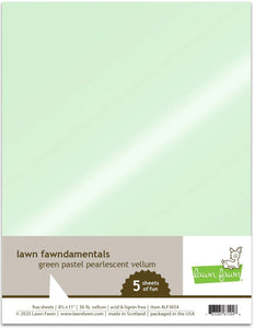 LF3654 Green Pastel Pearlescent Vellum