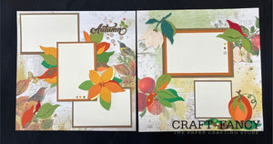 Autumn Theme Double Page Layout