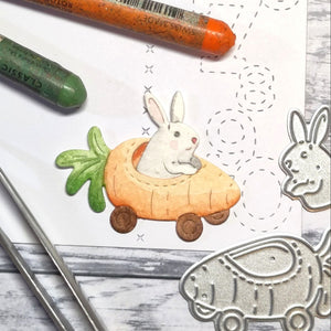 D240202 Bunny & Carrot Car