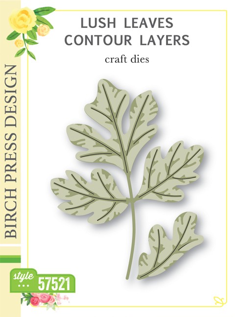 57521 Lush Leaves Contour Layers