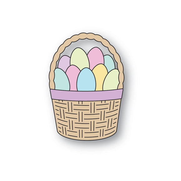 94732 Woven Basket of Eggs