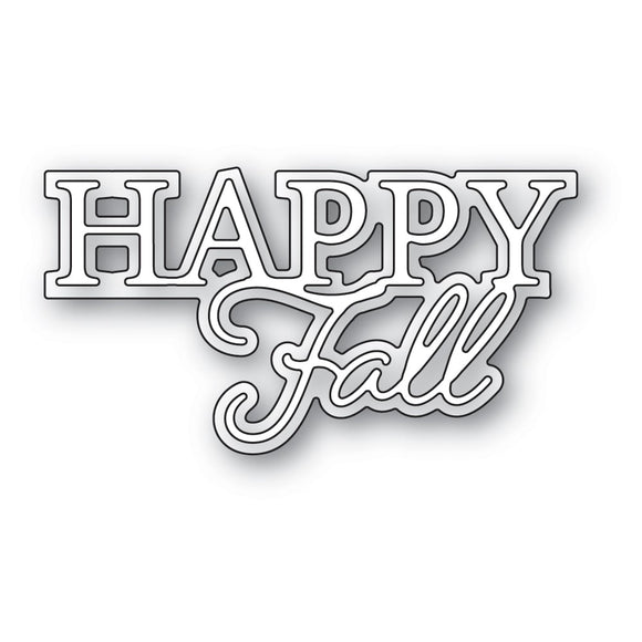 94747 Happy Fall Posh Script