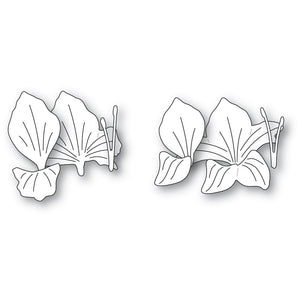 94793 Gladiola Floral Duo craft die