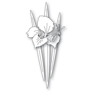 94795 Gladiola Blossom and Leaves craft die