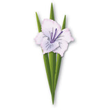 94795 Gladiola Blossom and Leaves craft die