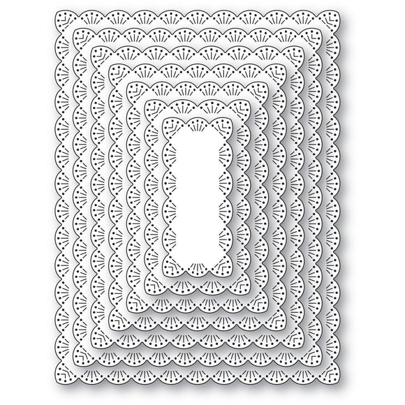 94907 Fan Stitch Scalloped Frames