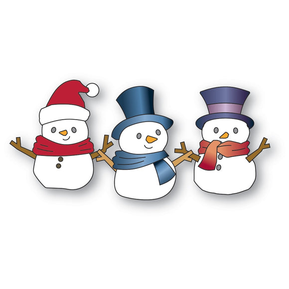94918 Stylish Snowmen Trio
