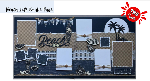 Beach Life 12x12 Double Page Kit