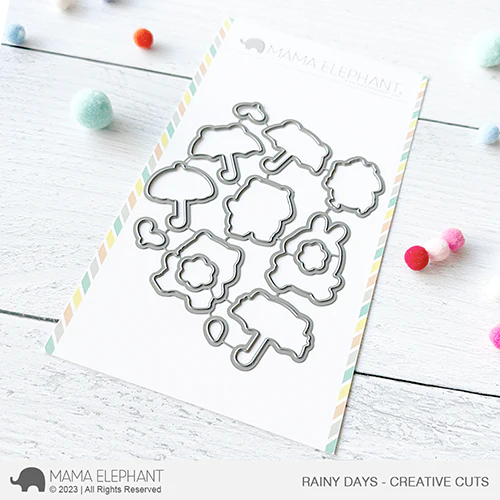 Mama Elephant Rainy Days Creative Cuts
