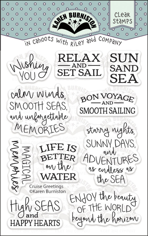 CS012 Cruise Greetings Stamp Set