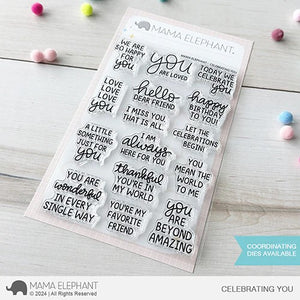 Celebrating You Clear Stamp Set