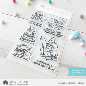 Deliver Summer Vibes Clear Stamp Set