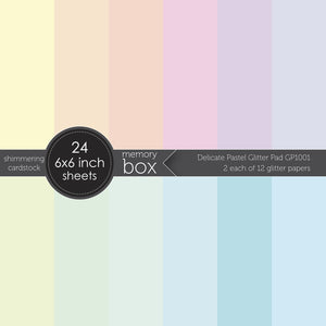 GP1001 Delicate Pastel Glitter Pad