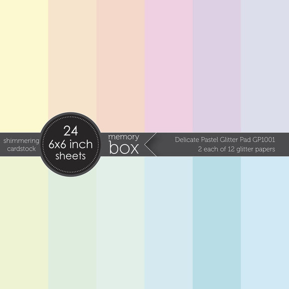 GP1001 Delicate Pastel Glitter Pad