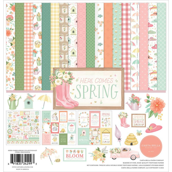 Here Comes Spring 12x12 Paper Collection