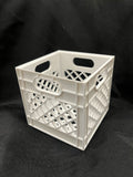 Mini Milk Crate Storage Stackable Box