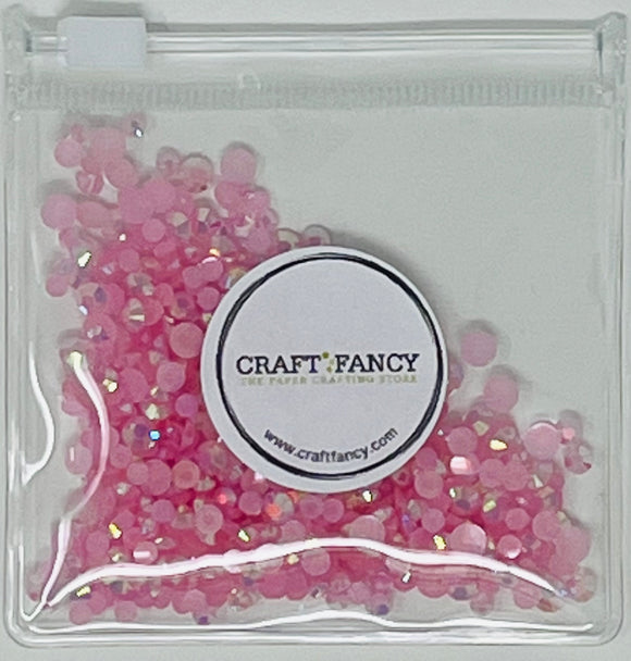 A42 Jelly Pink AB Resin Jewels