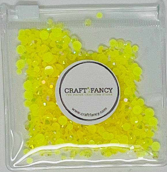 A49 Jelly Citrine AB Resin Jewels