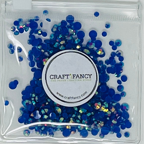A51 Jelly Sapphire AB Resin Jewels