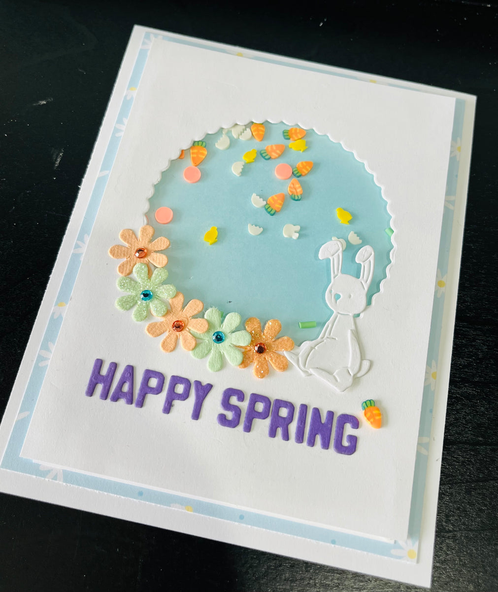 Happy Spring Bunny Card Kit – CraftFancy