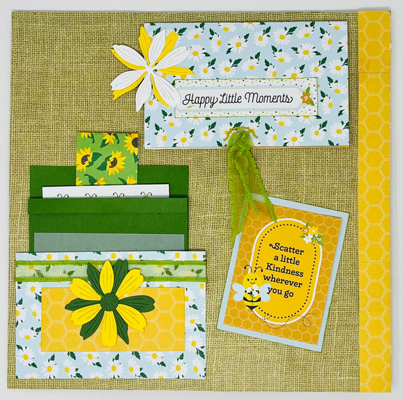 Happy Day 2 Interactive Scrapbook Pages