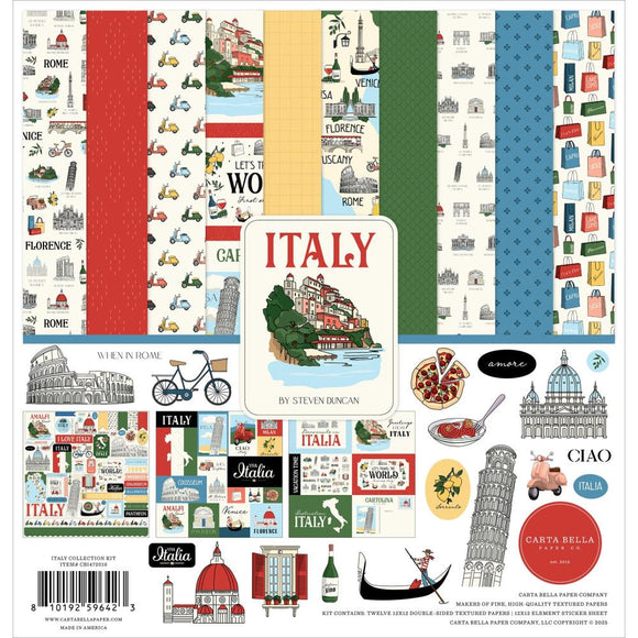 Italy 12x12 Paper Collection