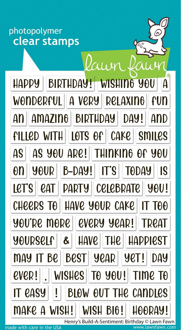 LF3776 Henry's Build a Sentiment - Birthday