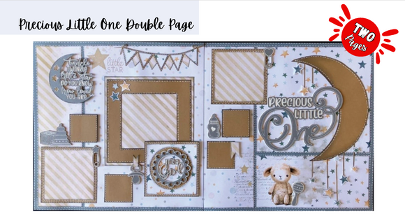 Precious Little One 12x12 Double Page Kit
