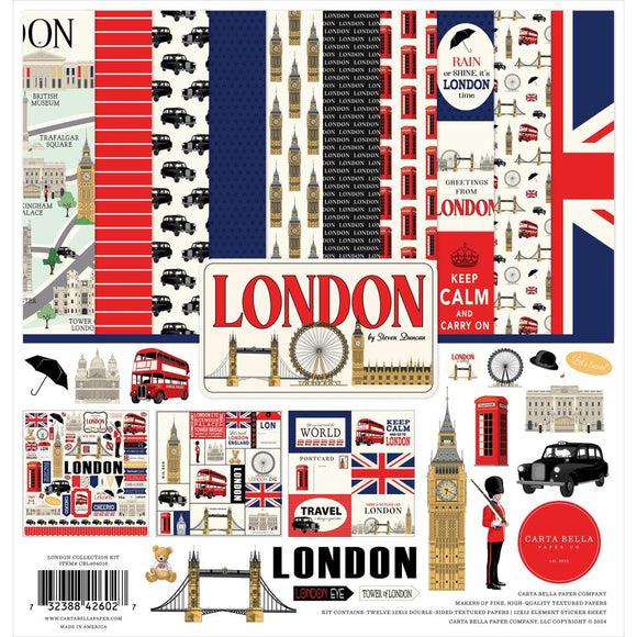 London 12x12 Paper Collection