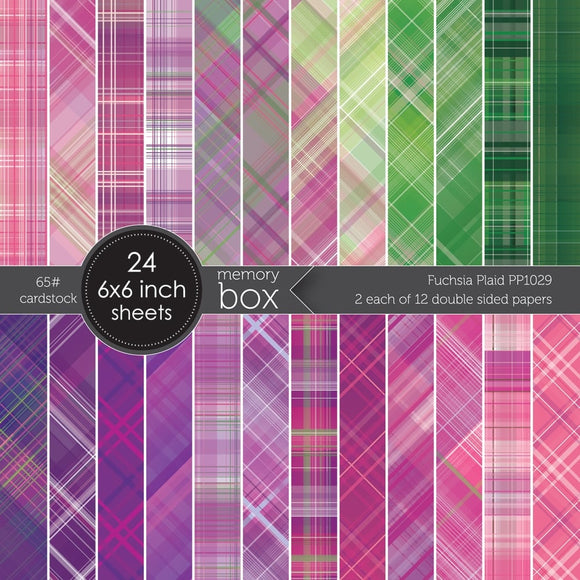 PP1029 Fuchsia Plaid 6x6 pack