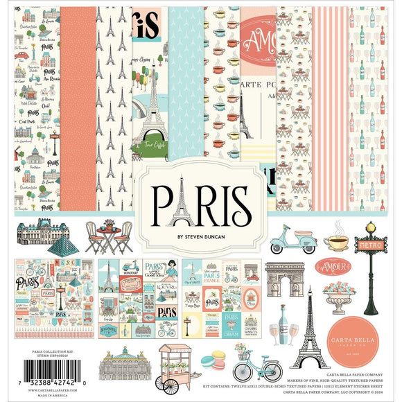 Paris 12x12 Paper Collection