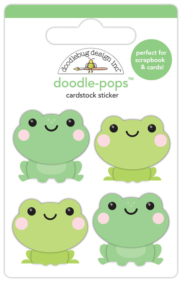 Butterfly Kisses Collection -  Hoppy To See You Doodle-Pops 3D Sticker