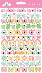 Butterfly Kisses Collection - Puffy Stickers - Icons