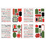 Echo Park - Christmas Phrases Sticker Book