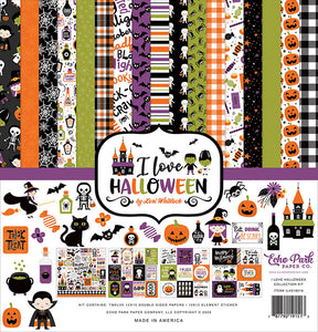 ILH218016 I Love Halloween 12x12 Paper pack