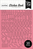 Echo Park - Pink Alpha Sticker Book