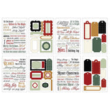 Echo Park - Vintage Christmas Phrases Sticker Book
