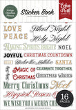 Echo Park - Vintage Christmas Phrases Sticker Book