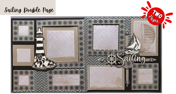 Sailing 12x12 Double Page Kit
