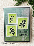 422497 Postage Collage Herb Silhouettes Stamp Set