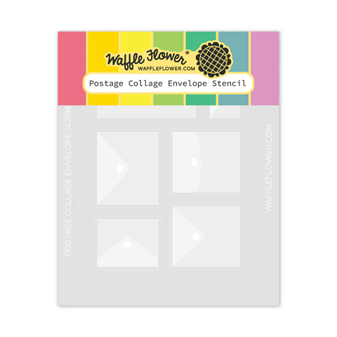 421985 Postage Collage Envelope Stencil