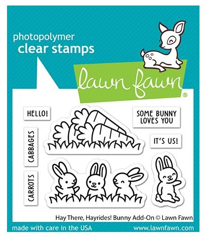 LF3357 Hay There, Hayrides! Bunny Add-On Clear Stamp Set